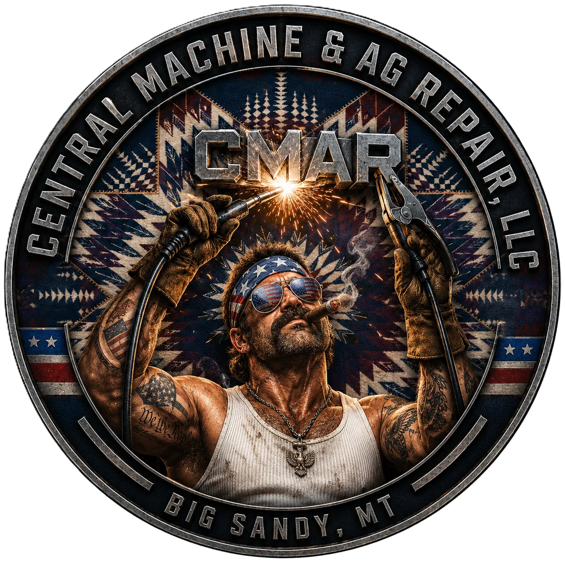 Welding and custom steel work at Central Machine & Ag Repair in Big Sandy, Montana